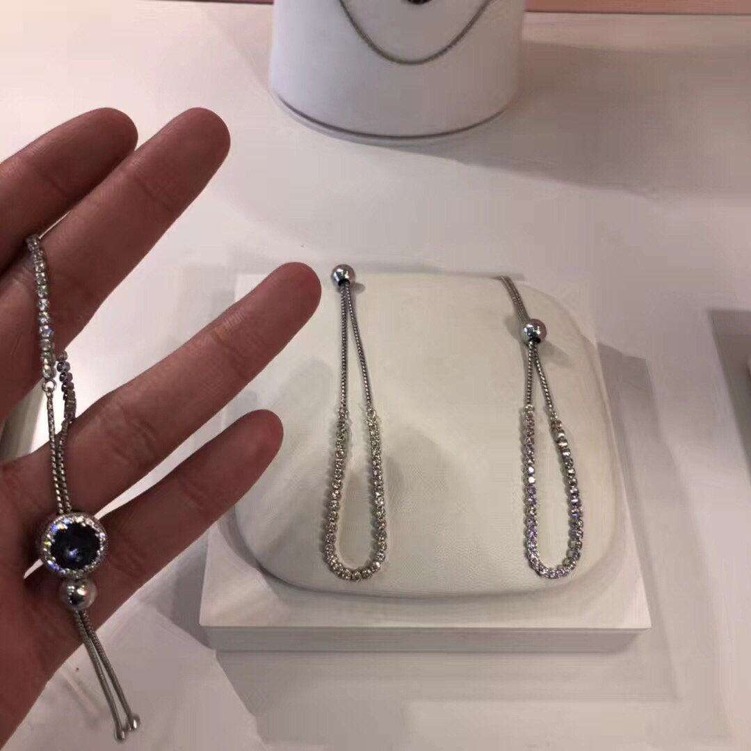 潘多拉 海洋之心猫眼石串珠 天蓝色   潘多拉 晶莹雪花吊坠