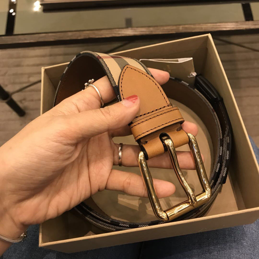 巴宝莉Burberry男士皮带休闲商务
 Horseferr