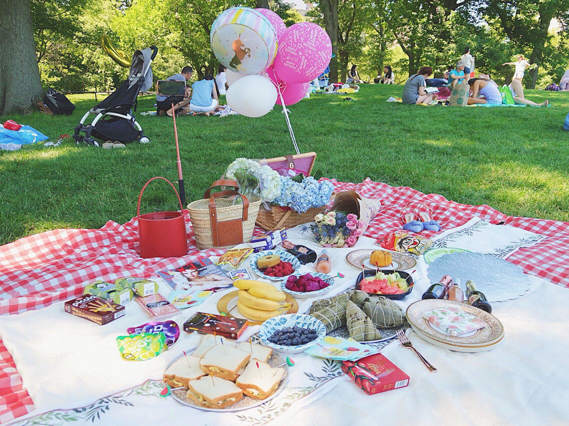 最in中央公园野餐攻略97  夏天到啦 最适合和闺蜜们一起去公园野餐