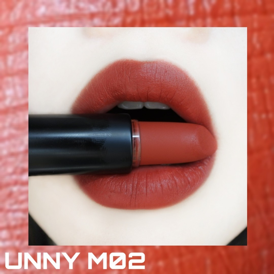 unny磁吸口红 M02  还有人不知道我喜欢枫叶色吗！我真
