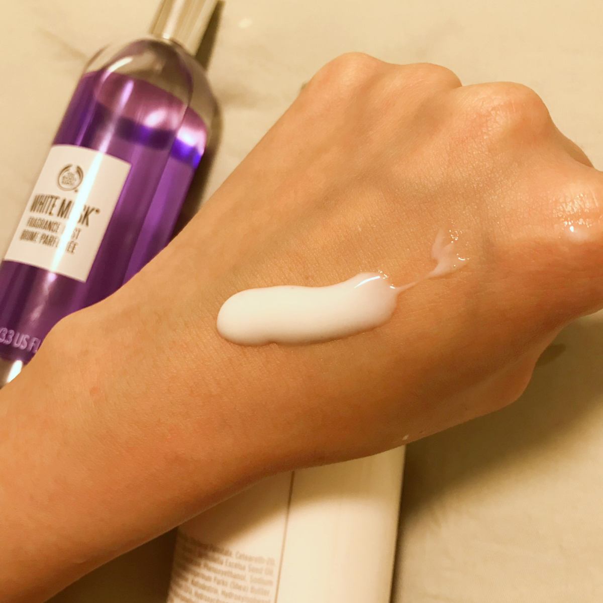 说说我用的身体护理水乳吧，用的英国the body shop
