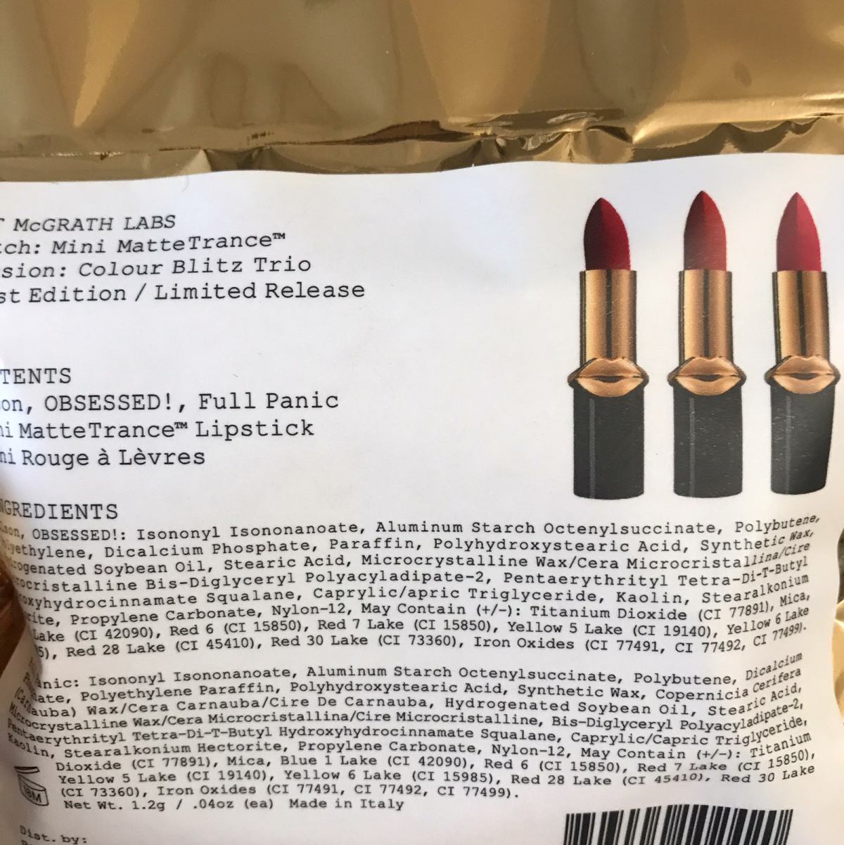 pat mcgrath口红💄李佳琦超爱的品牌。 在佳琦直播