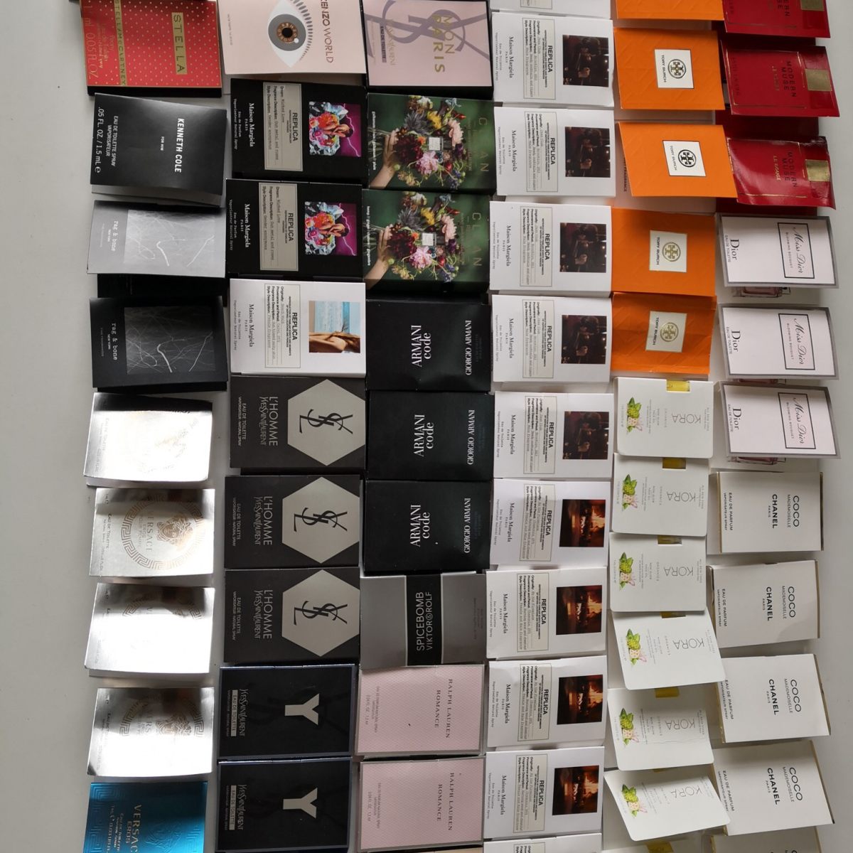 出各品牌试管香水小样，打包优惠！