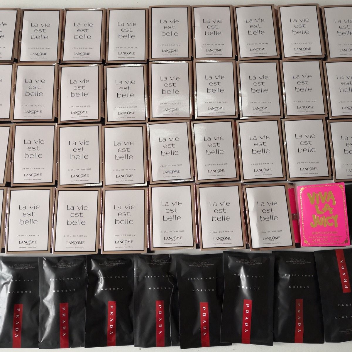 出各品牌试管香水小样，打包优惠！