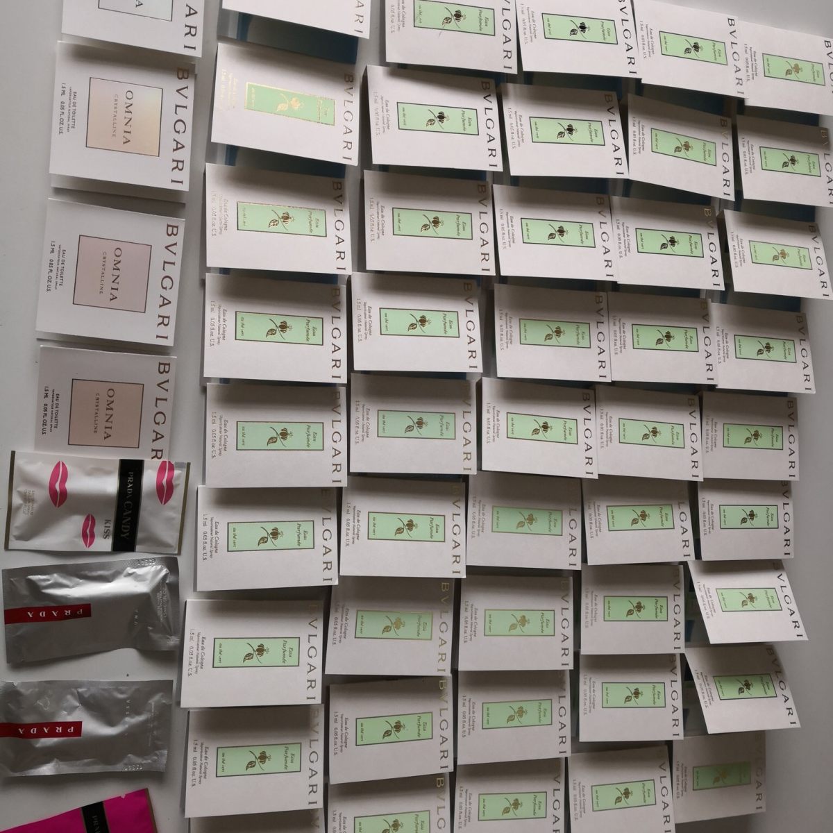 出各品牌试管香水小样，打包优惠！