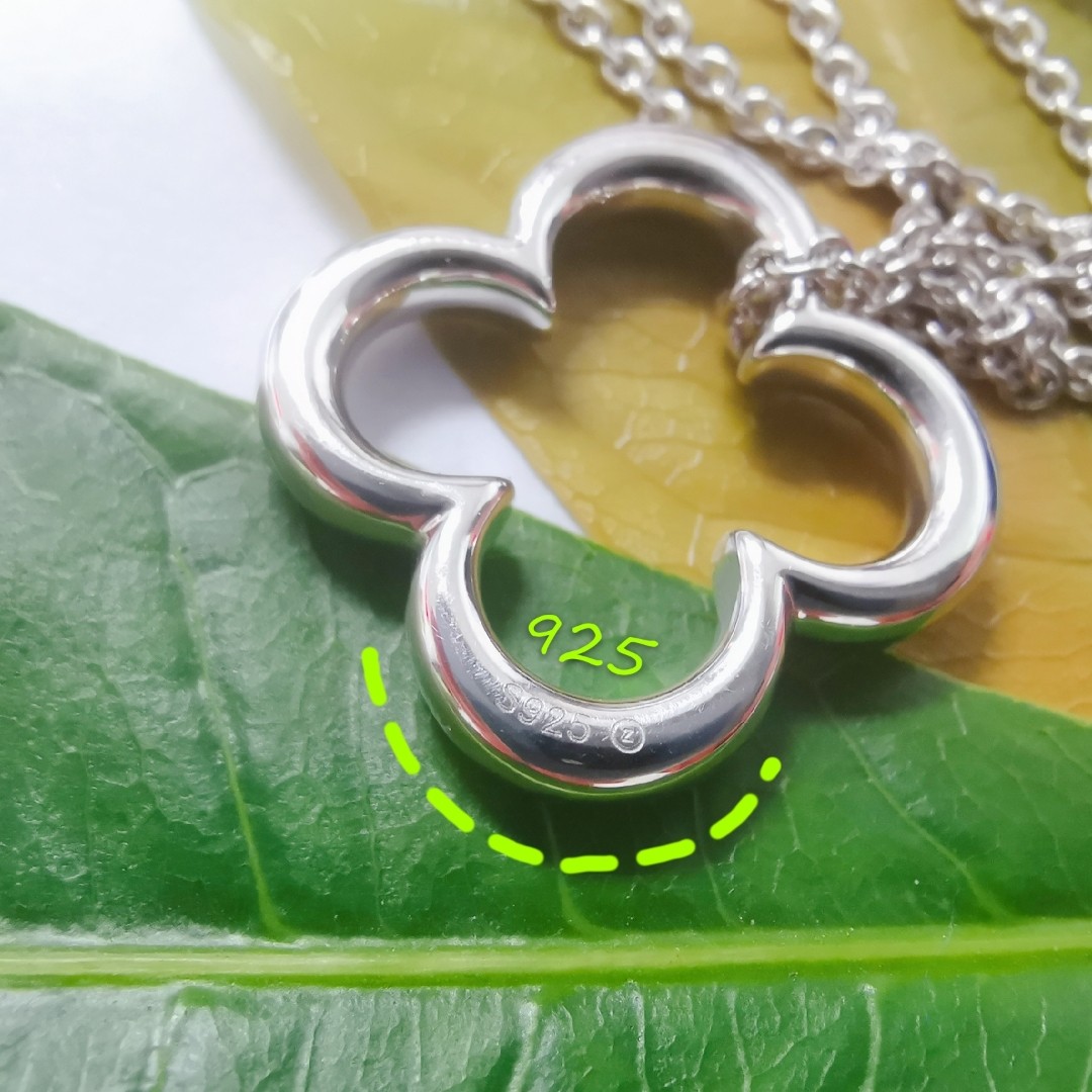 BLUE NILE幸运四叶草🍀项链 真的很喜欢小巧的银饰项