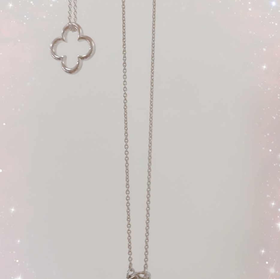BLUE NILE幸运四叶草🍀项链 真的很喜欢小巧的银饰项
