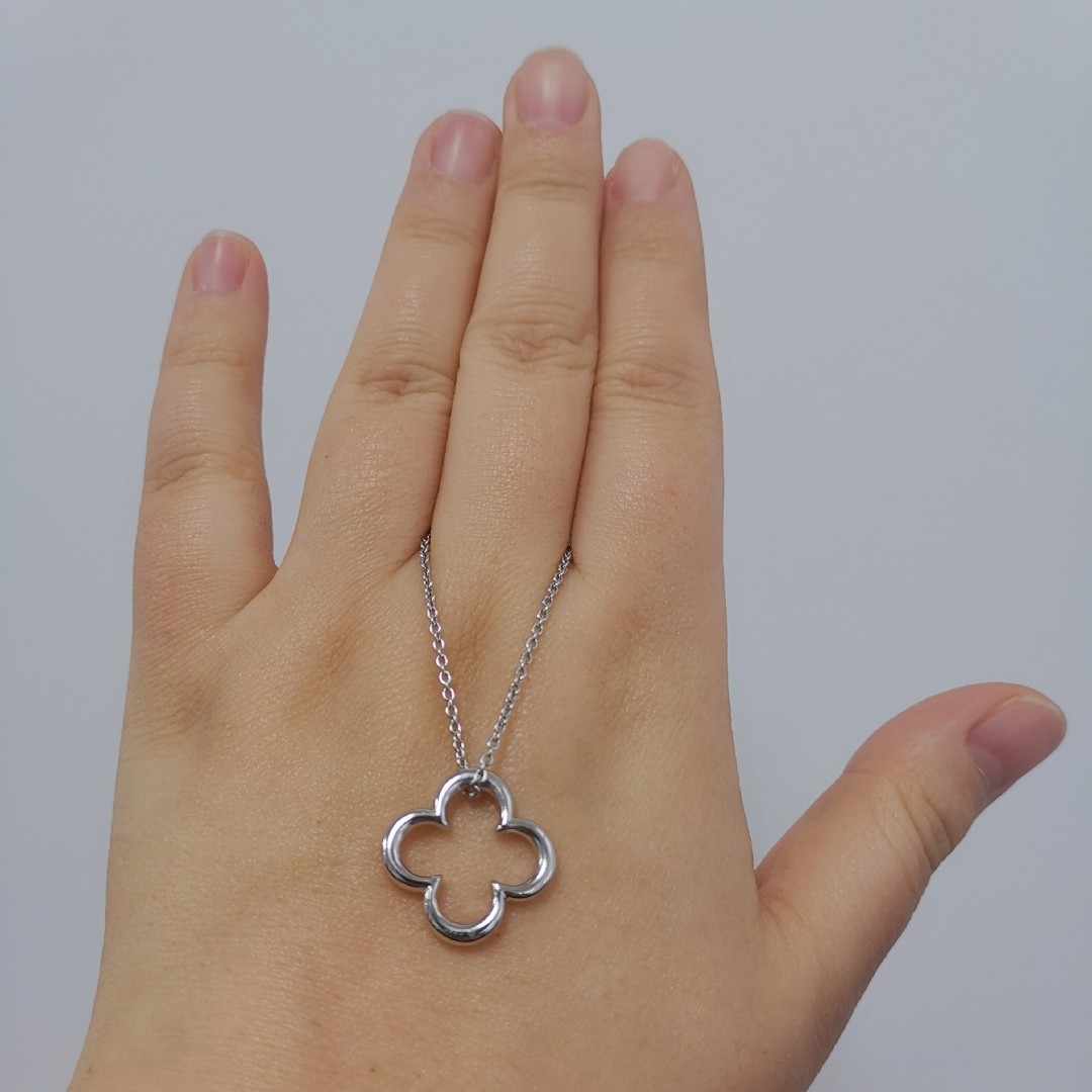 BLUE NILE幸运四叶草🍀项链 真的很喜欢小巧的银饰项