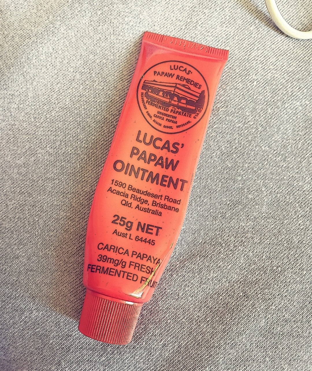 澳洲Lucas Papaw番木瓜膏万能  这是我晚上使用的润