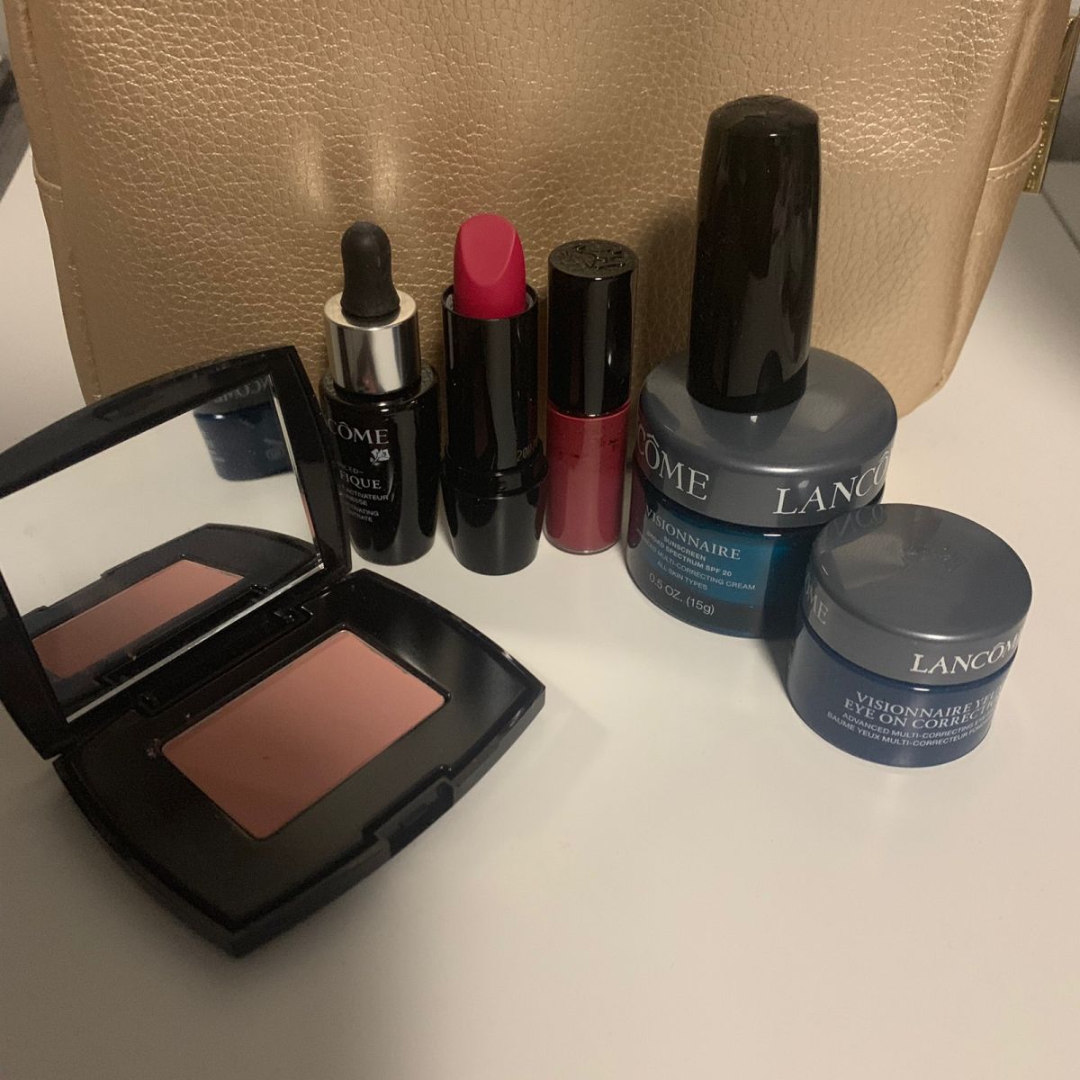 兰蔻礼包7件套口红342唇釉小样422 有两套可走链接