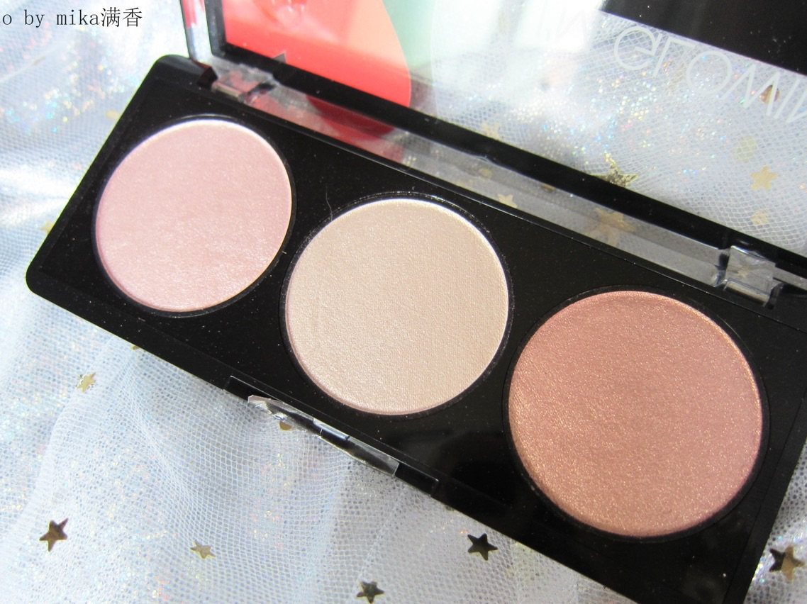 PALLADIO三色高光💖💖💖 二月粉饰盒子里的产品，