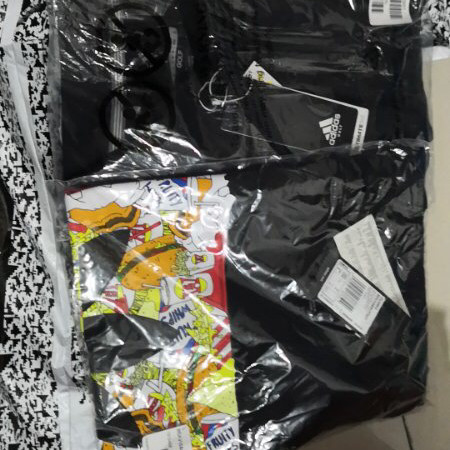 又来一发asos包裹了，ADIDAS的交叉绑带性价比很高啊，