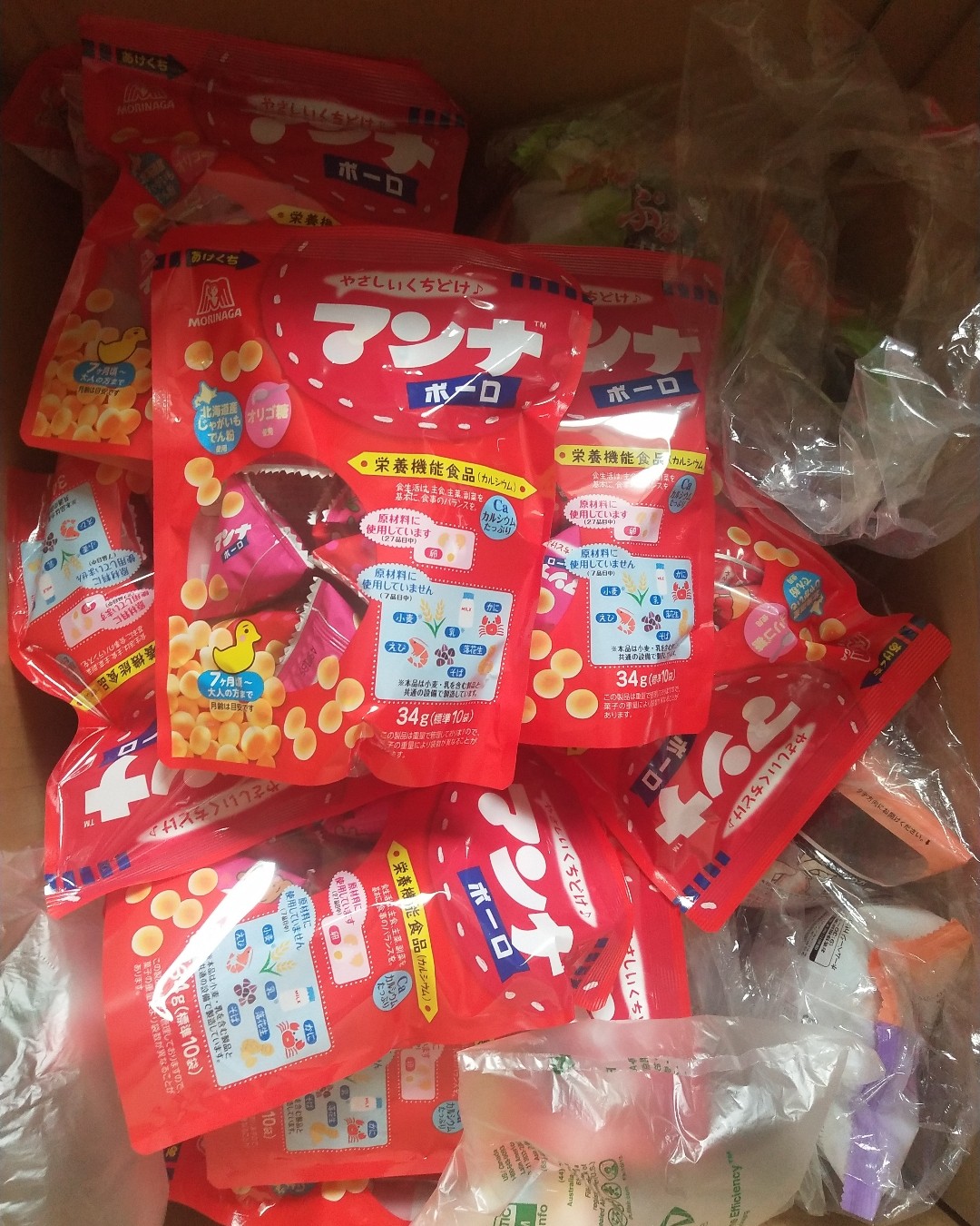 宝宝辅食，零食篇 美亚自营地球最好二段米粉，嘉宝泡芙条，溶豆