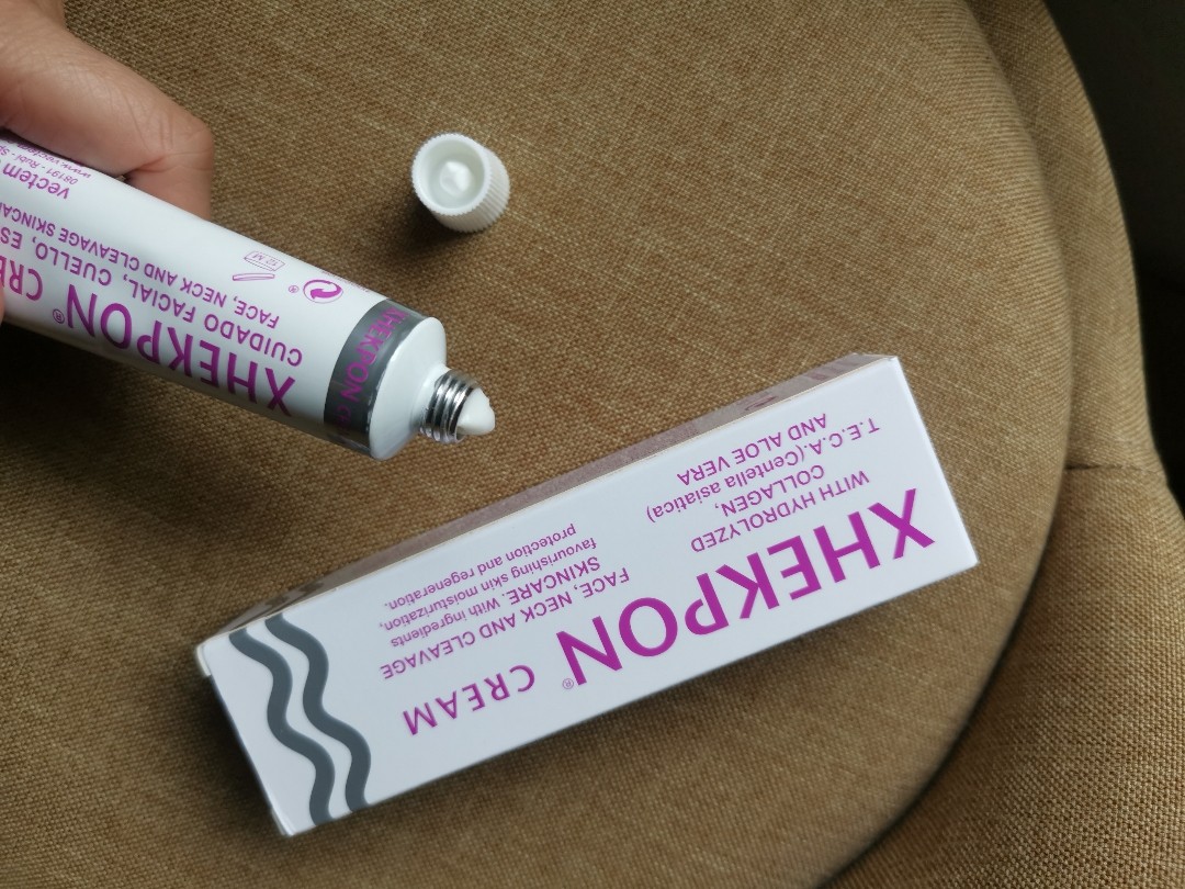 西班牙xhekpon颈霜经过范爷在小红书上的带货后一度在全网
