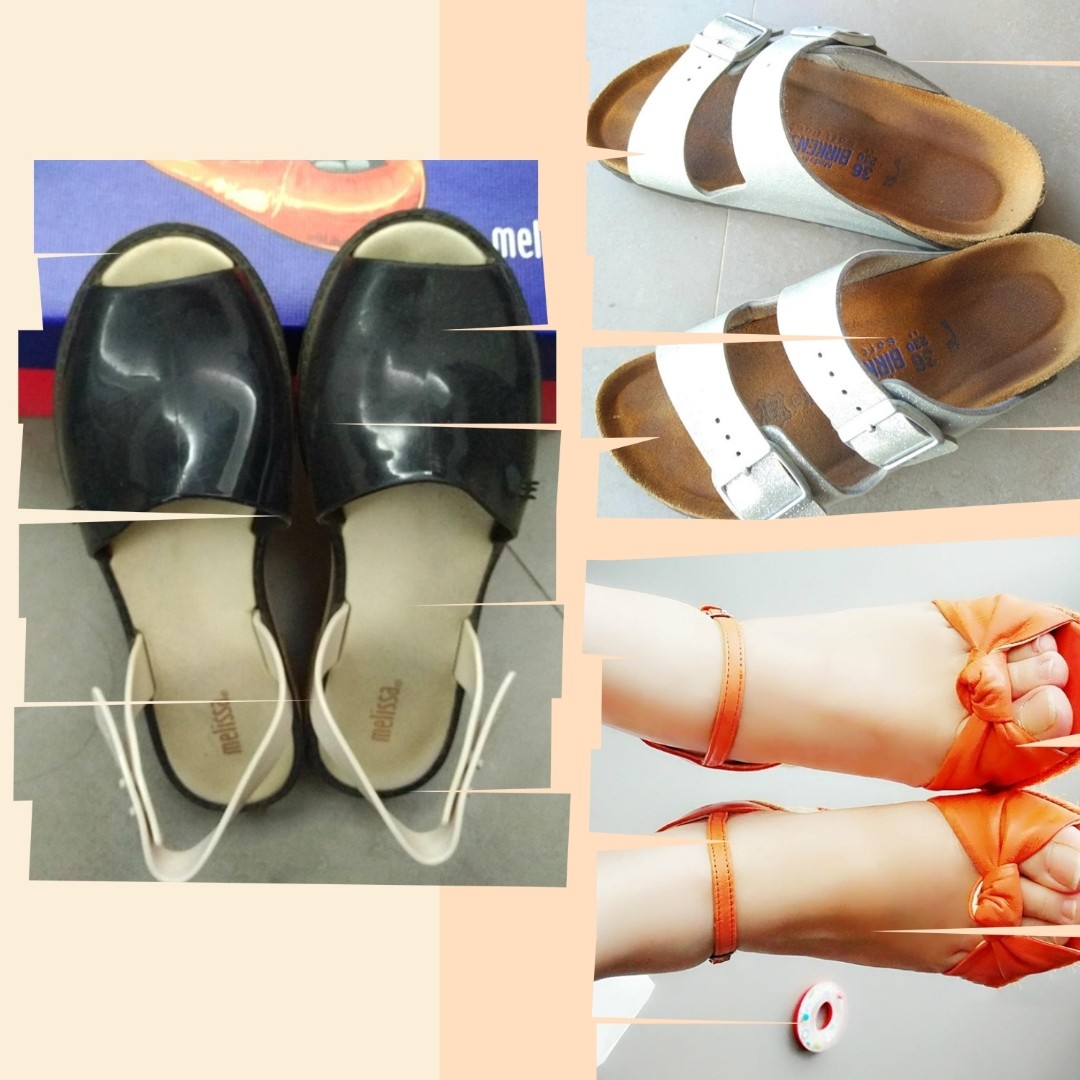🍉🍉🍉夏天来啦，YY今天分享三双凉鞋 1⃣meliss