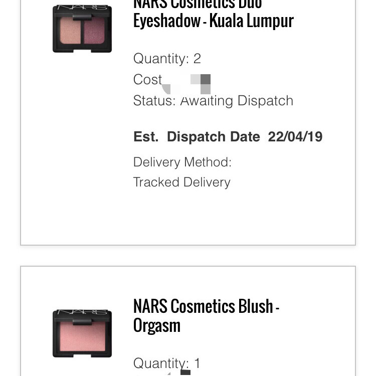 海淘正品Nars吉隆坡双色眼影斩男色 Nars斩男色双色眼影