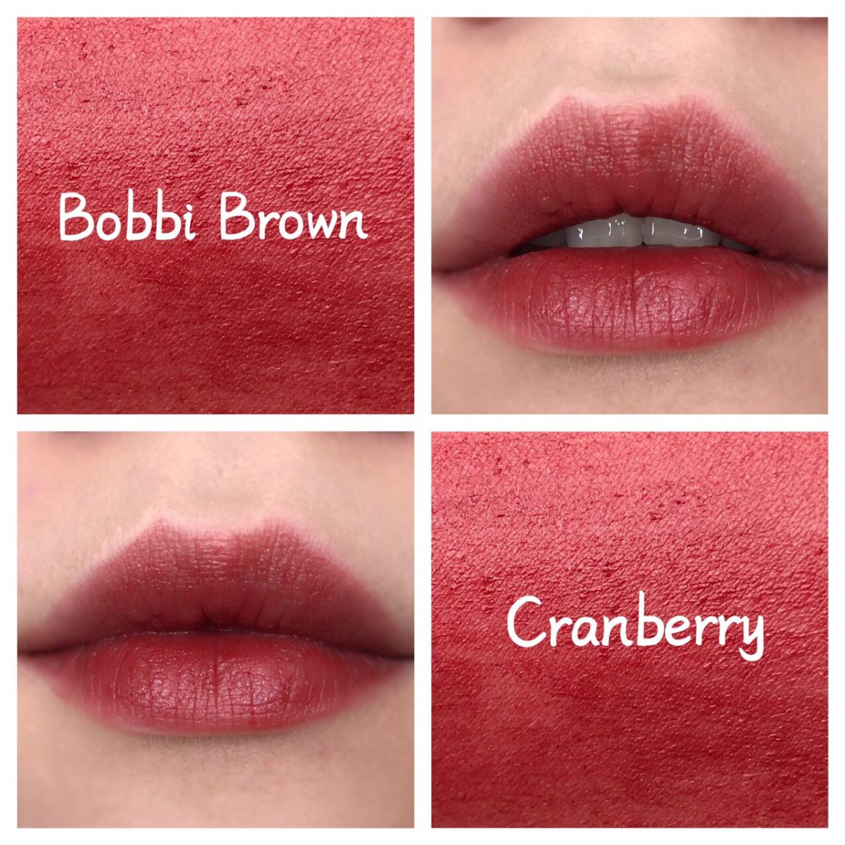 21天打卡挑战day5芭比布朗cranberry口红无滤镜试色～芭比布朗海淘不