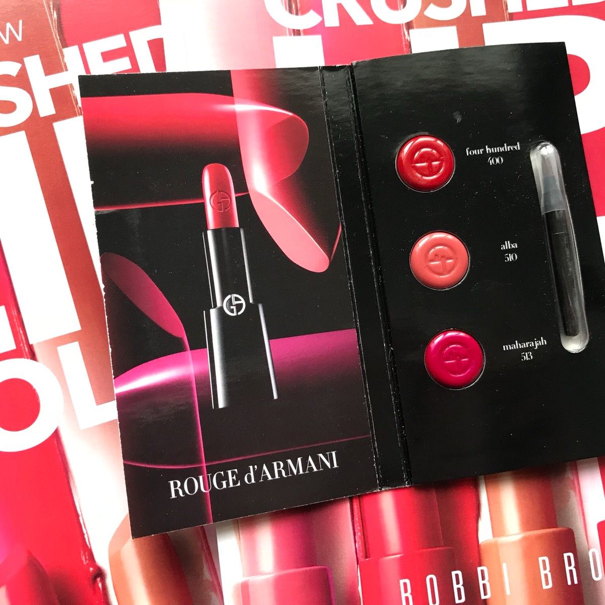 出ysl、阿玛尼、迪奥、make up、mac等口红试色卡
