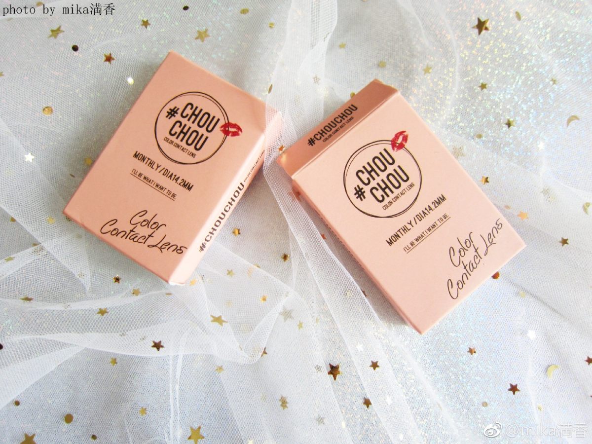 CHOUCHOU美瞳💖💖💖 色号：Milky Peac