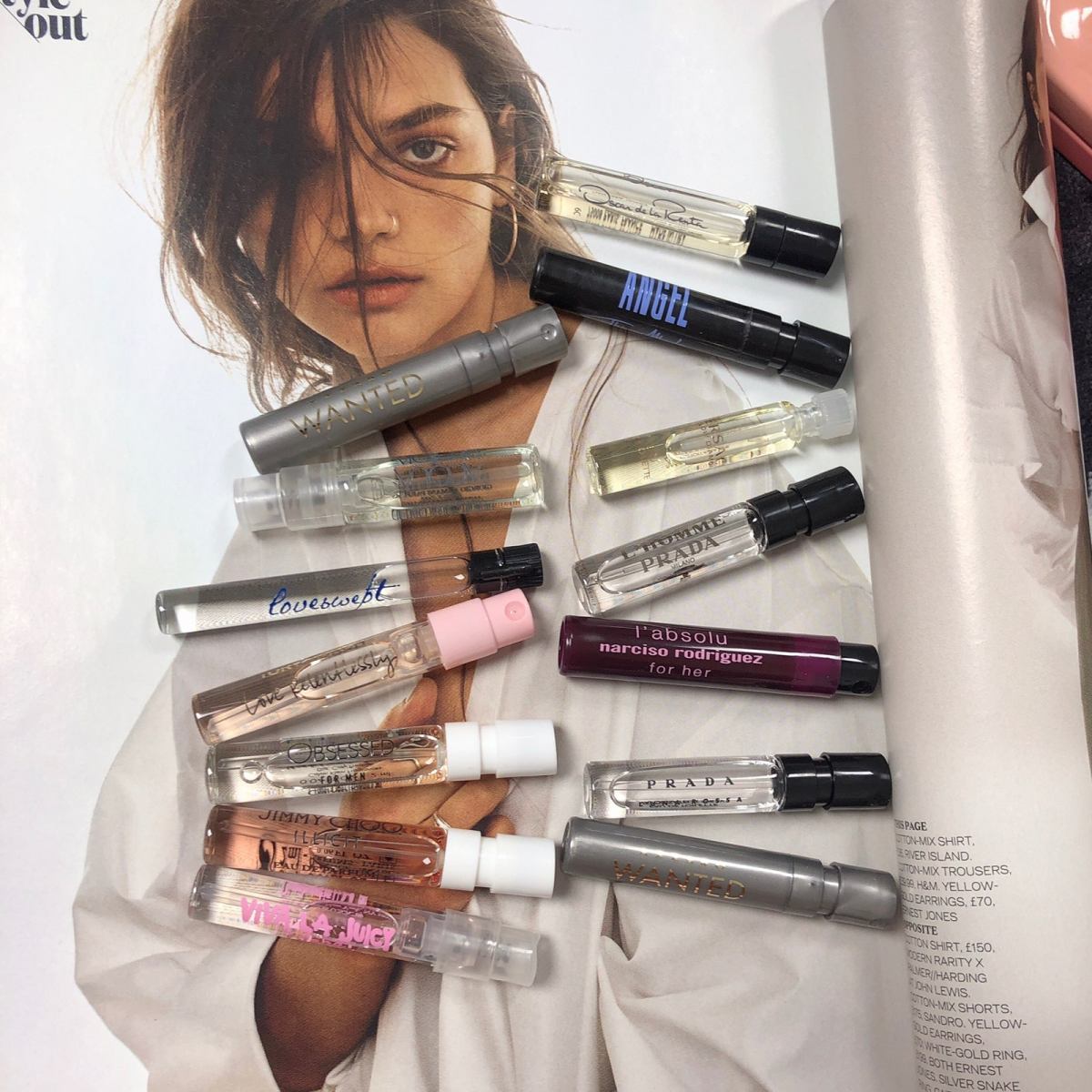 超可爱超实用的香水小样 在梅西百货买过几次东西，每次都会送一