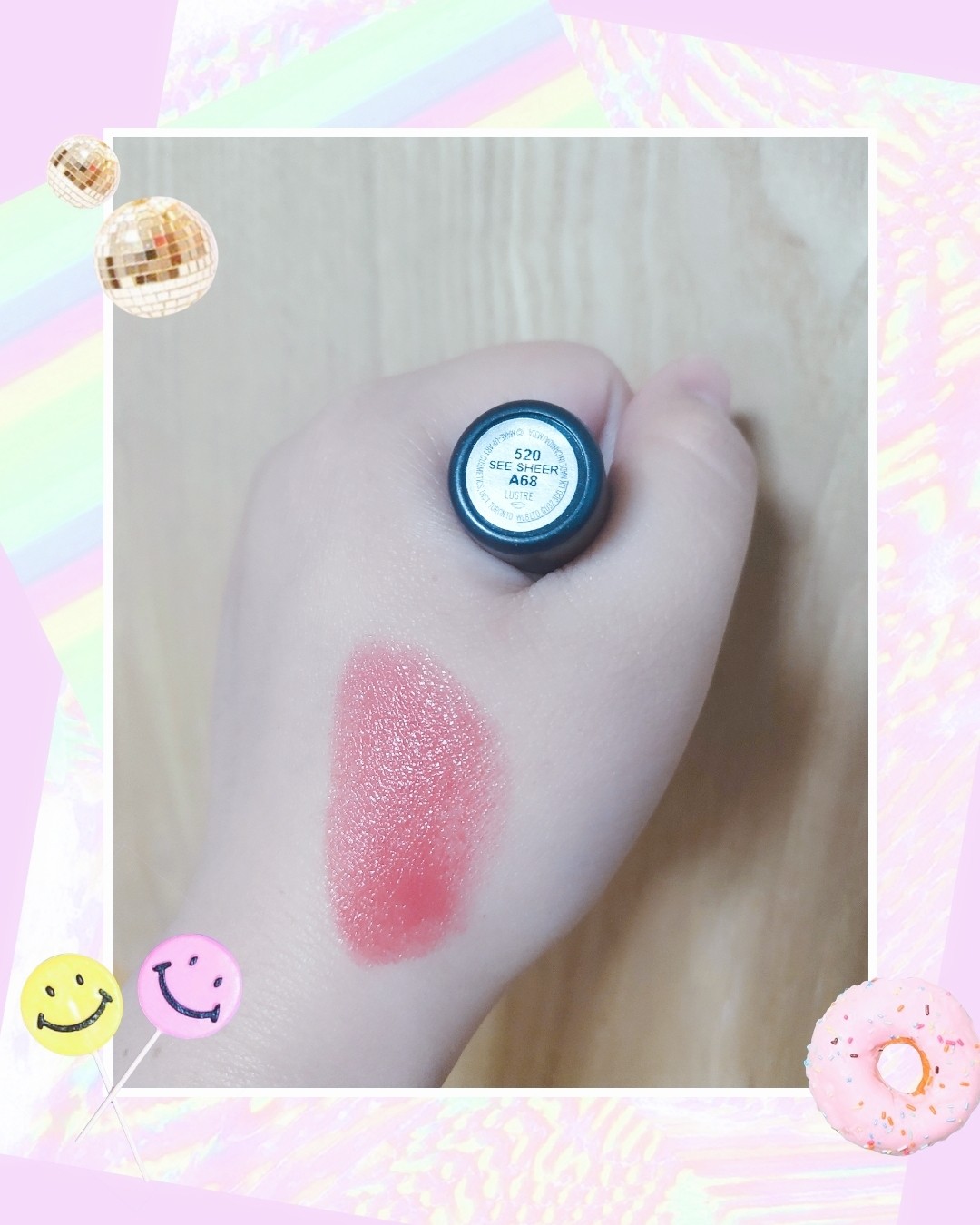 夏天的颜色~魅可MAC see sheer  🍦夏天是个活