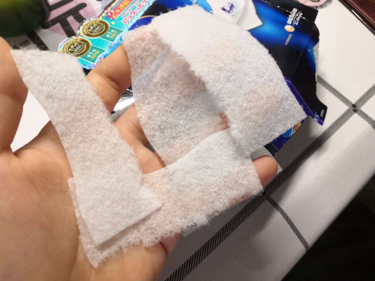 —尤妮佳1/2省水湿敷化妆棉— 化妆棉太吸水？湿敷一次半瓶水