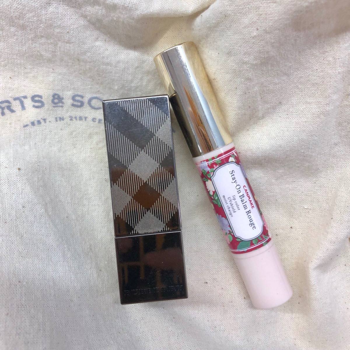 Burberry 的93号🍁枫叶色和 Canmake 砍妹