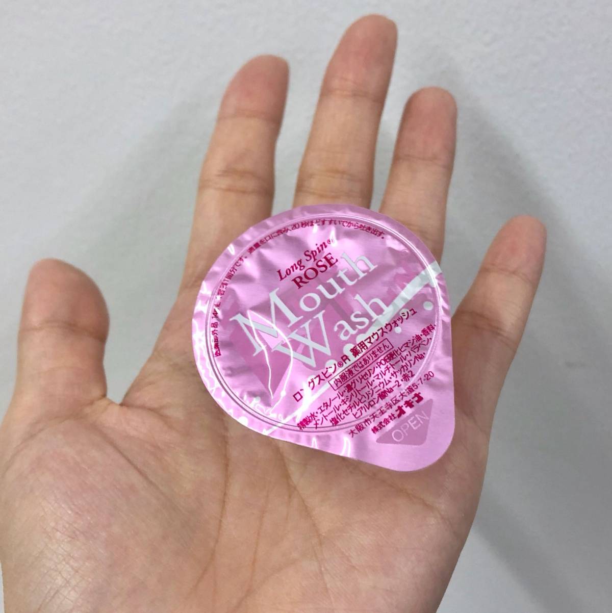 日本 Okina Long Spin 玫瑰味漱口水，提高生活