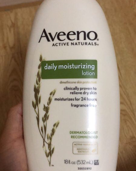 强烈强烈Aveeno的身体乳！Aveeno是美国的一个开架身