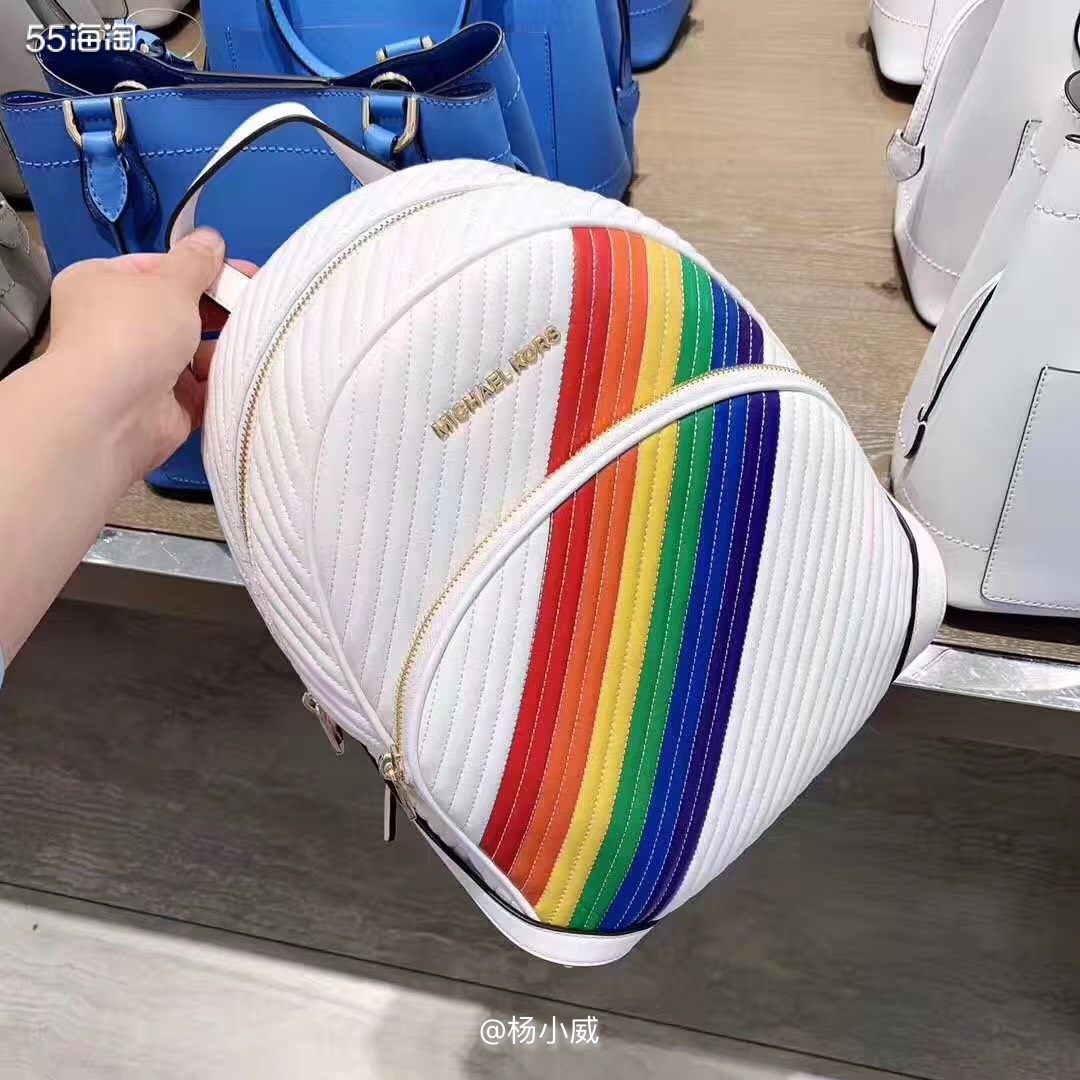 mk新款 彩虹双肩包 美国直邮到手,海淘攻略-55海淘社区