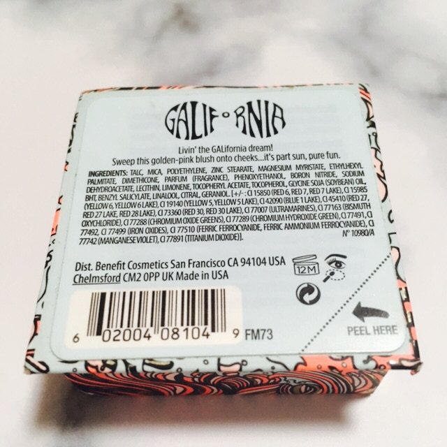 🌈🌈Benefit 加州女孩-夏日里的一抹鲜橘色 加州女