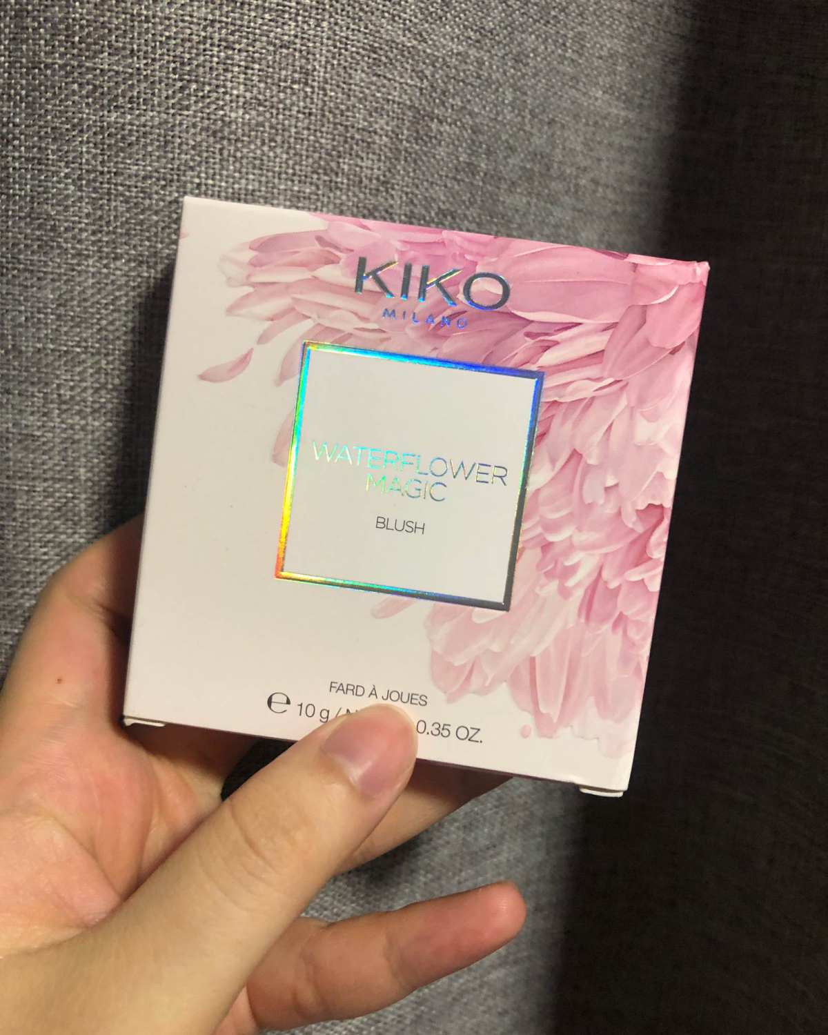 💎💎💎Kiko夏季限定莲花渐变腮红01奶油杏橘色 这个