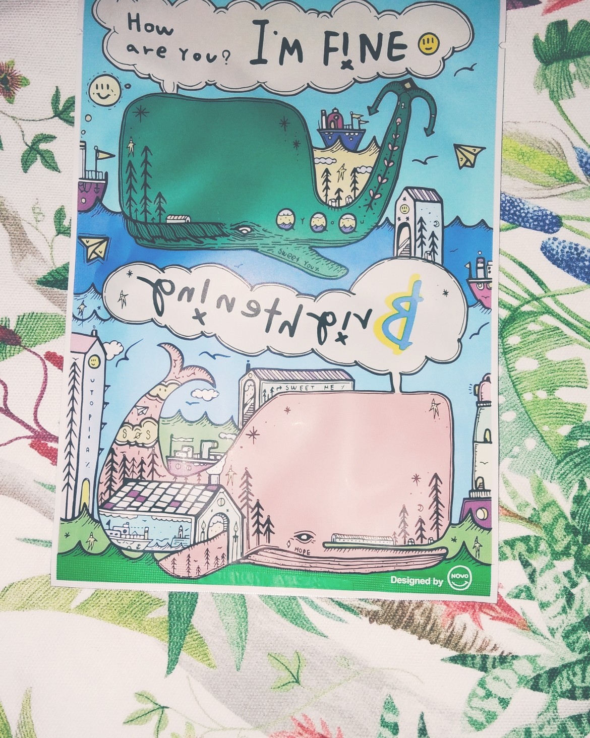 7月份打卡   day5    今天给大家来小鲸面膜    