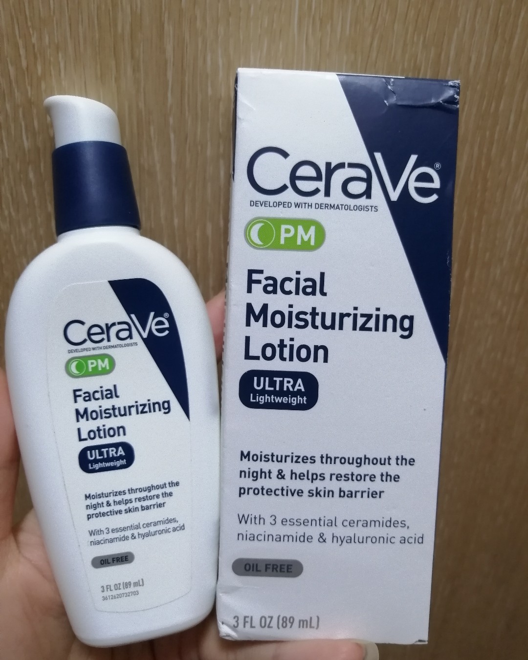 Day12 cerave PM乳          PM乳前