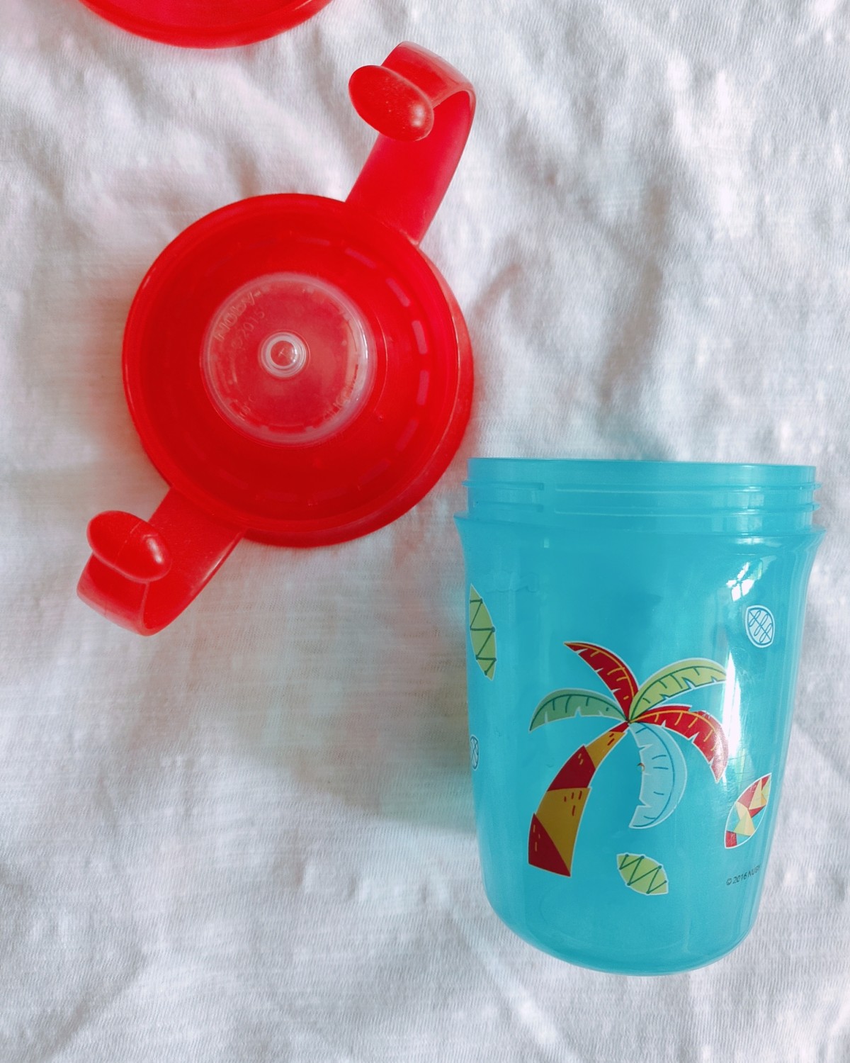 七月打卡~宝宝好物🍁nuby学饮杯🍁  🍁  宝宝从用