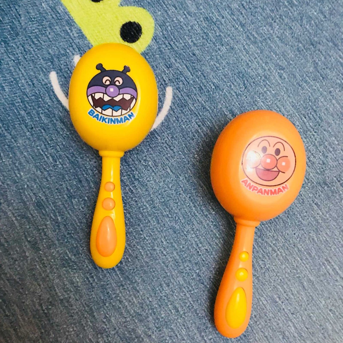 ✌️✌️面包超人真的太可爱了，盘点了一下宝宝的玩具，发现面包