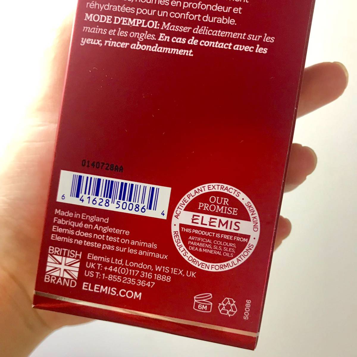 🍒红红火火的护手霜———elemis鸡蛋花护手霜100ml