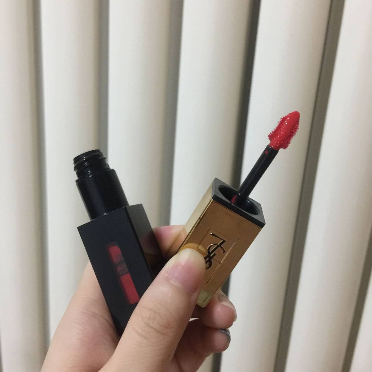 我用完了一支口红💄💄💄 ——YSL缎光镜面唇釉12🍉