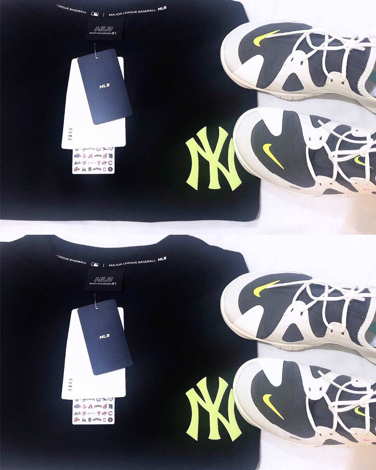 OOTD 夏日必入MLB短袖👟下衣失踪穿搭 ———————