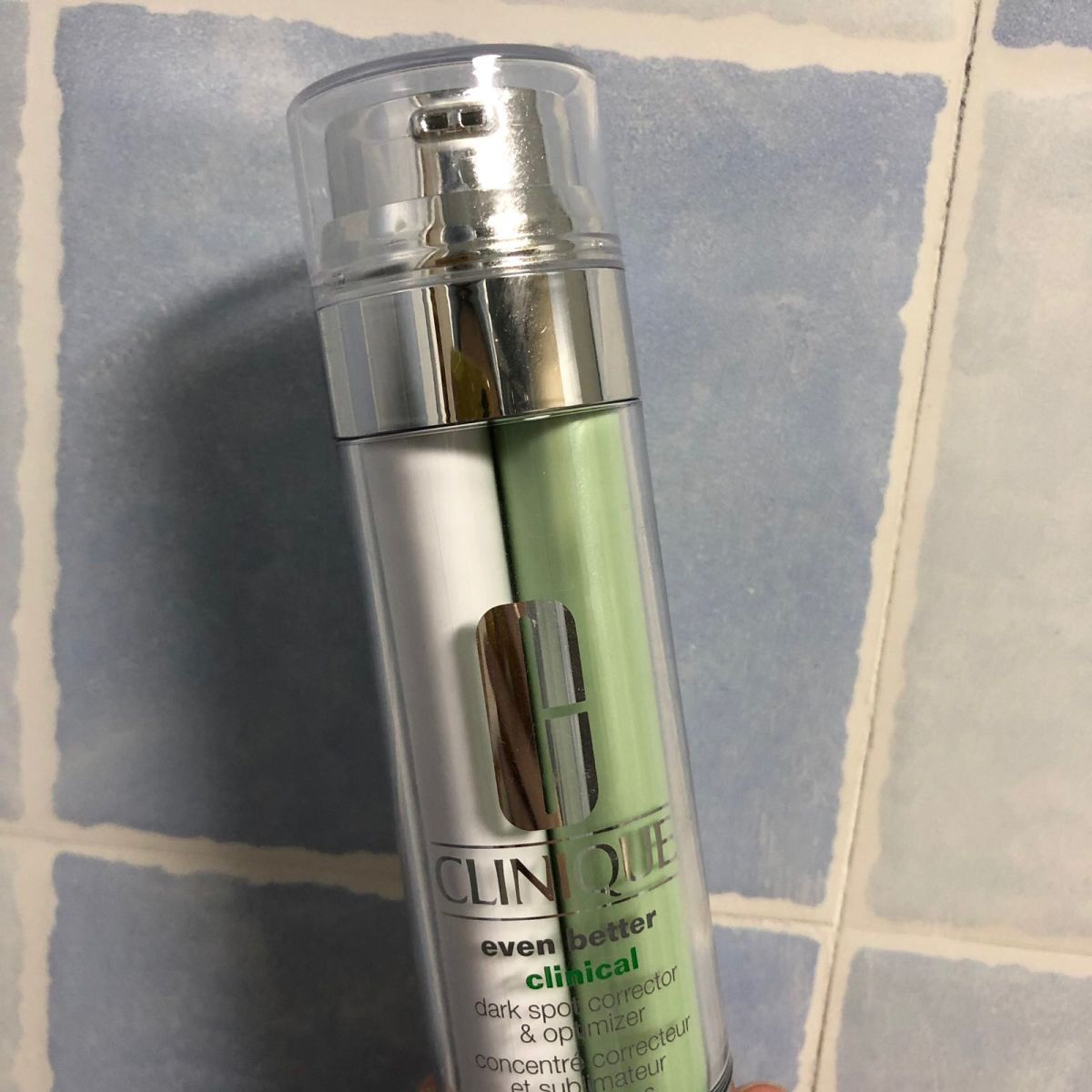 Day1  倩碧双管淡华 本人夏天混油皮偏油  冬天混油皮偏