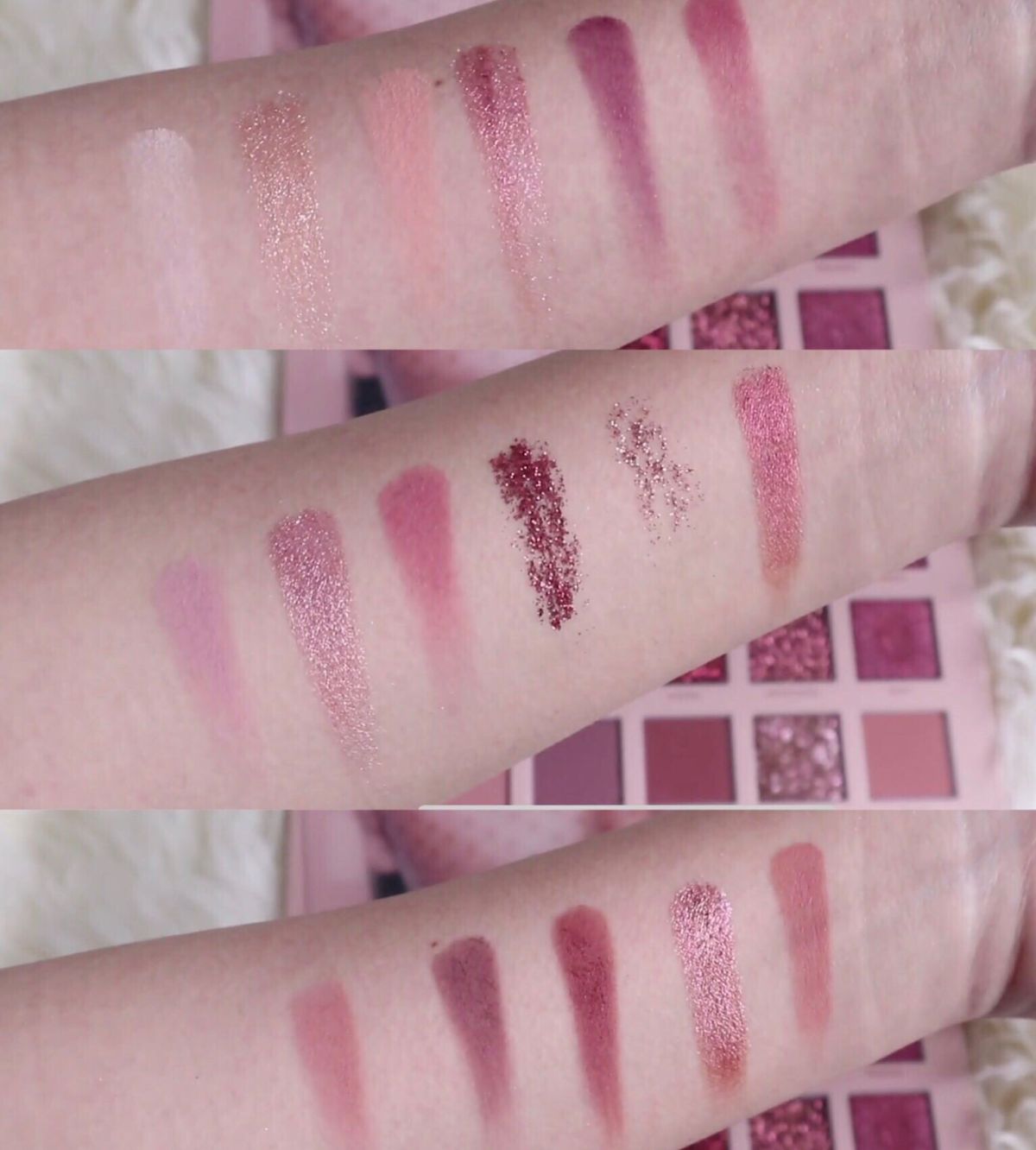 HUDA BEAUTY NEW NUDE盘试色分享 也是之前