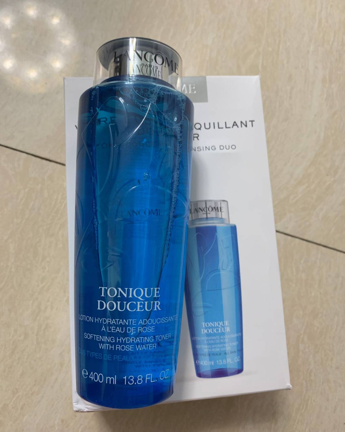 德国直邮,兰蔻套装,兰蔻蓝水400ml,现货一瓶,特价288包邮,海淘攻略-55