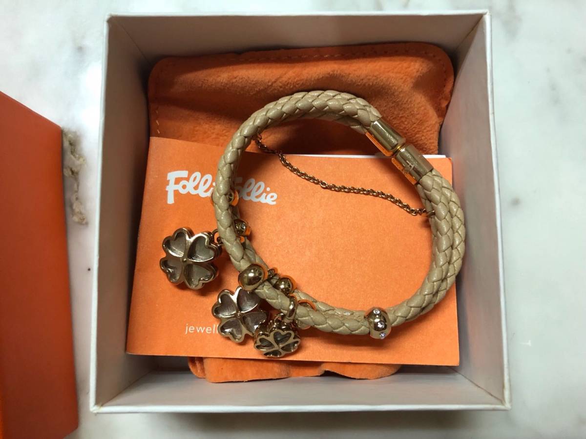 8月打卡之第十九篇folli follie 四叶草手链 folli follie算是个轻奢