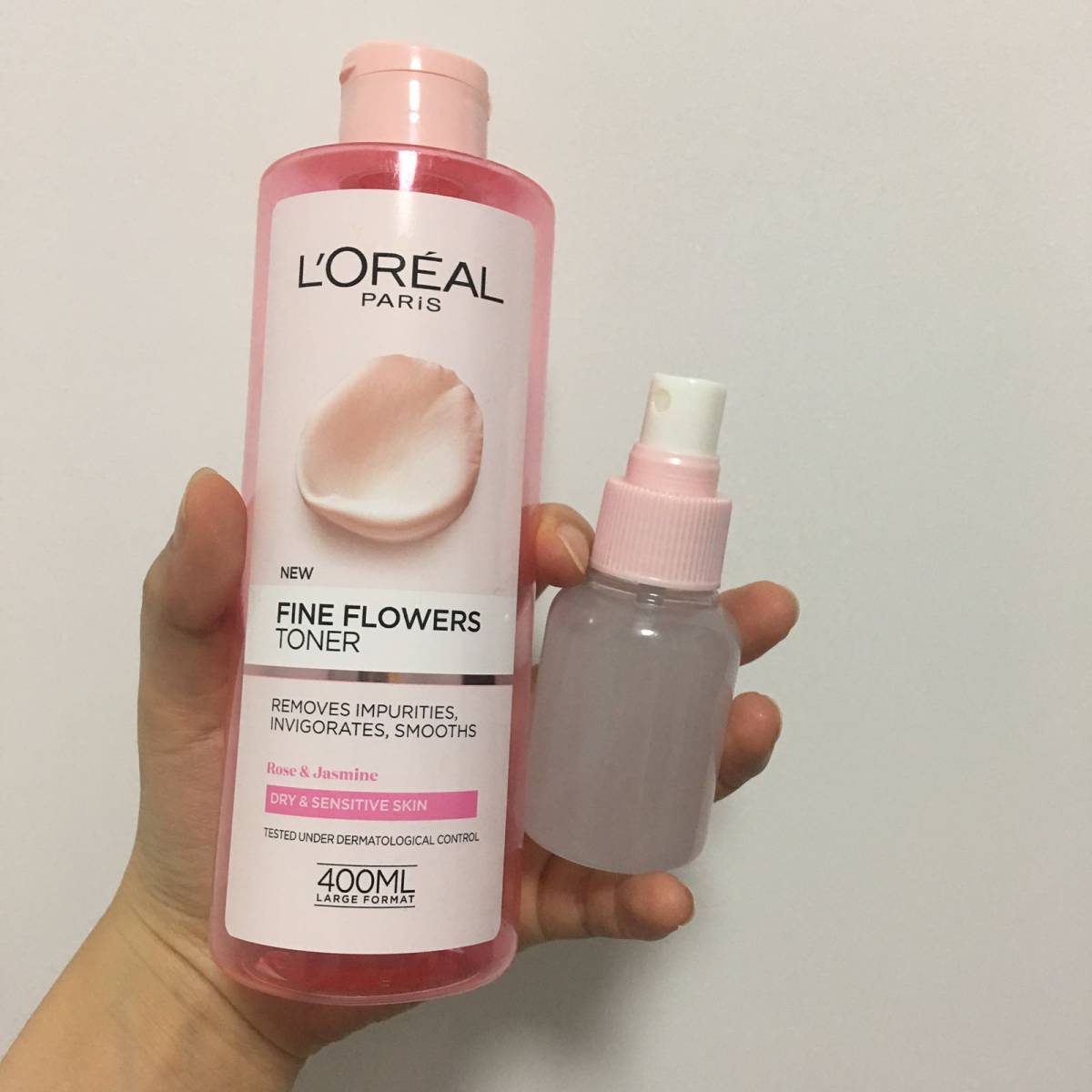 今日份晒单，欧缇丽皇后水and欧莱雅茉莉玫瑰🌹大粉水  来