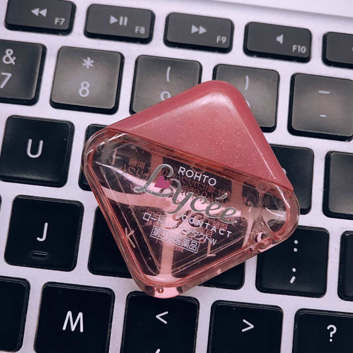 日本乐敦lycee小红花隐形眼镜眼药水