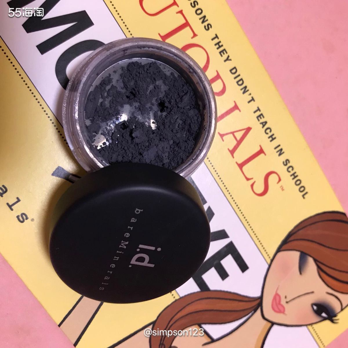 晒单22，bare minerals的矿物质粉很出名啦，对肌