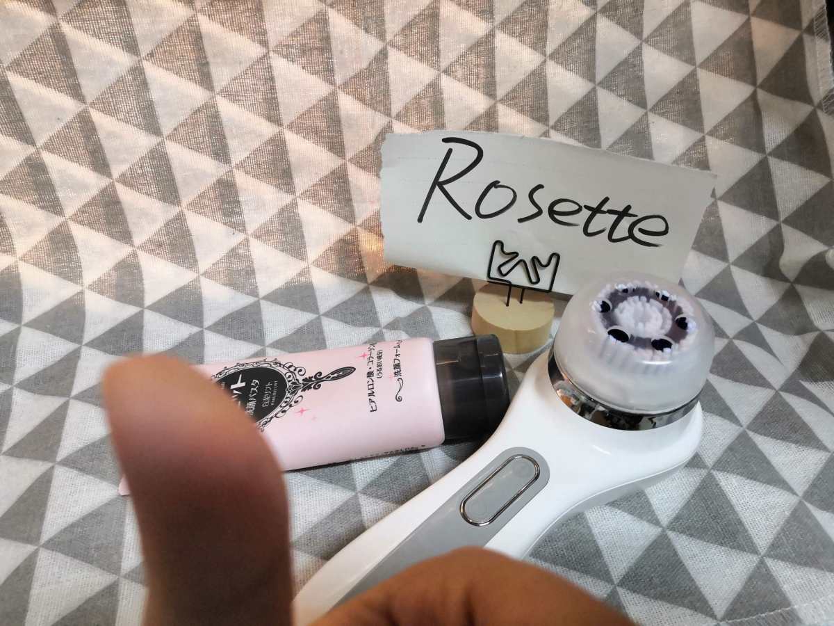 Rosette白泥洗面奶 含有小颗高岭土粉末 能非常舒服又保