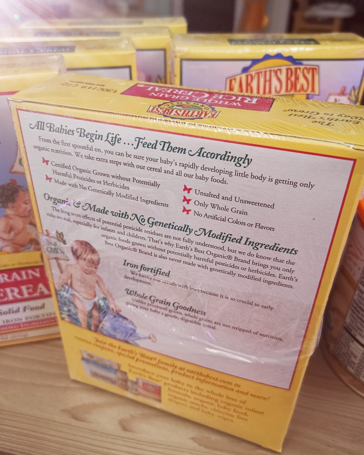 earth best地球最好米粉 宝宝的第一口辅食，粉质很细