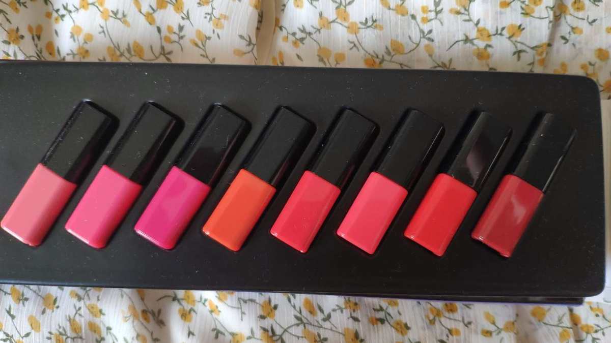 🌟黛佳贪心唇釉唇彩唇蜜8支彩妆套装液体口红多色一盒装小样试