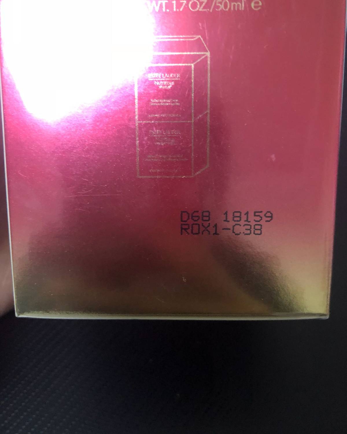 转雅诗兰黛红石榴日晚霜套装和三件套套装拆出的晚霜，日晚霜套装